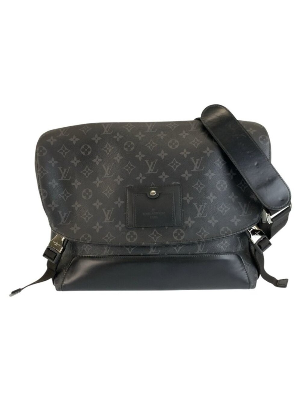 Louis Vuitton Monogram Eclipse Messenger Voyage MM Shoulder Bag